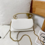 Retro Metal Pin Design Crossbody Bags PU Leather