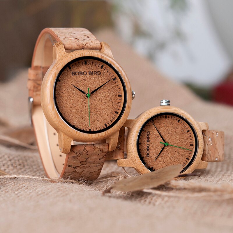 BOBO BIRD M12 Bamboo Wood Quartz Watch For Men And Women