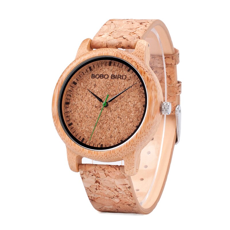 BOBO BIRD M12 Bamboo Wood Quartz Watch For Men And Women