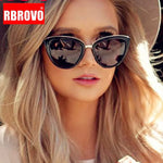 Cats Eye Retro Oversize SunGlasses Luxury Brand Classic Style