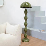 Retro Green Iron Floor Lamp LED Indoor Lighting Standing Fixture