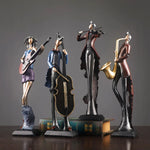 Vintage Musical Instruments Resin Ornaments Creative Tabletop Decorations