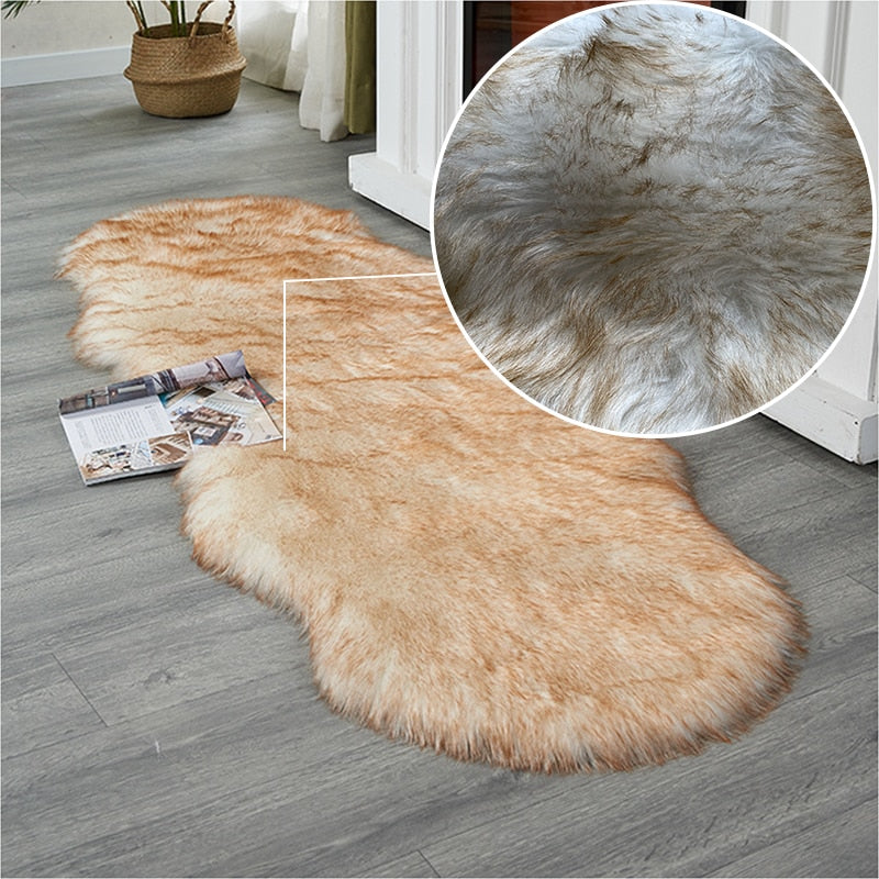 Soft Faux Fur Area Rugs