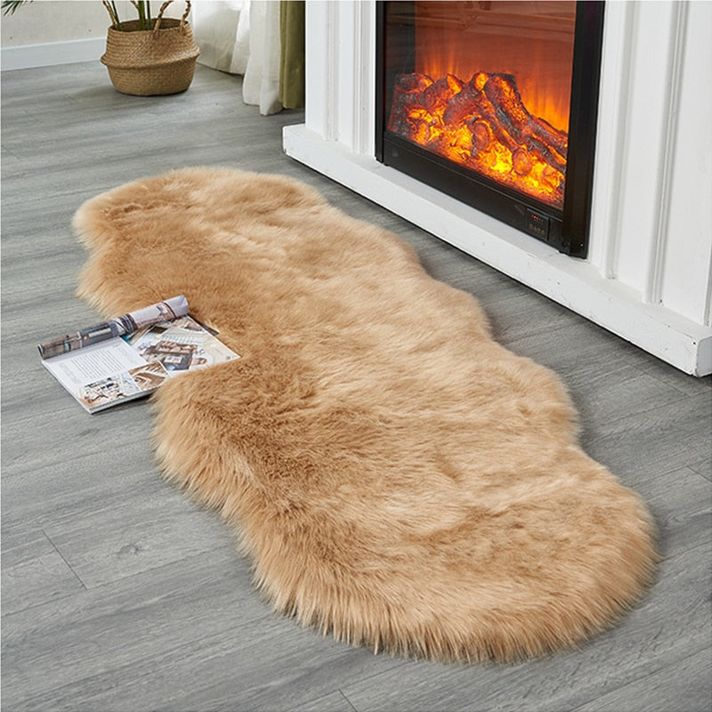 Soft Faux Fur Area Rugs