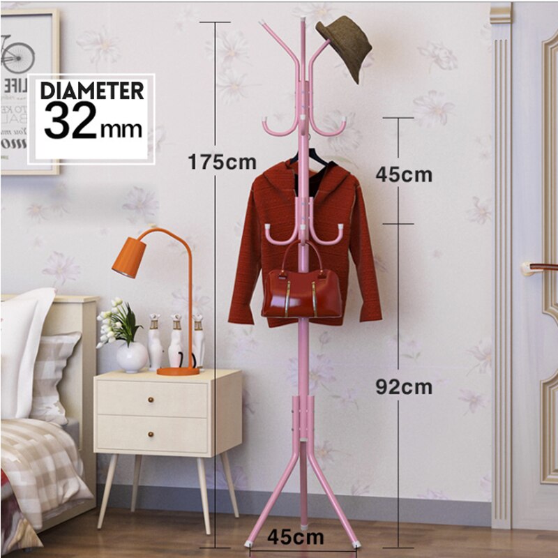 Coat Rack Retro Industrial Style Floor Standing Racks