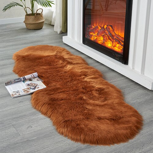 Soft Faux Fur Area Rugs