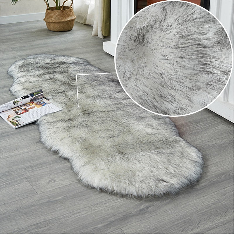 Soft Faux Fur Area Rugs