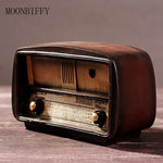 Vintage Radio Craft Resin Model Retro Nostalgic Ornament