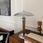 Retro Wooden Table Lamp Nordic Chromate Warm Bedroom Bedside Table Retro Standing Lamps