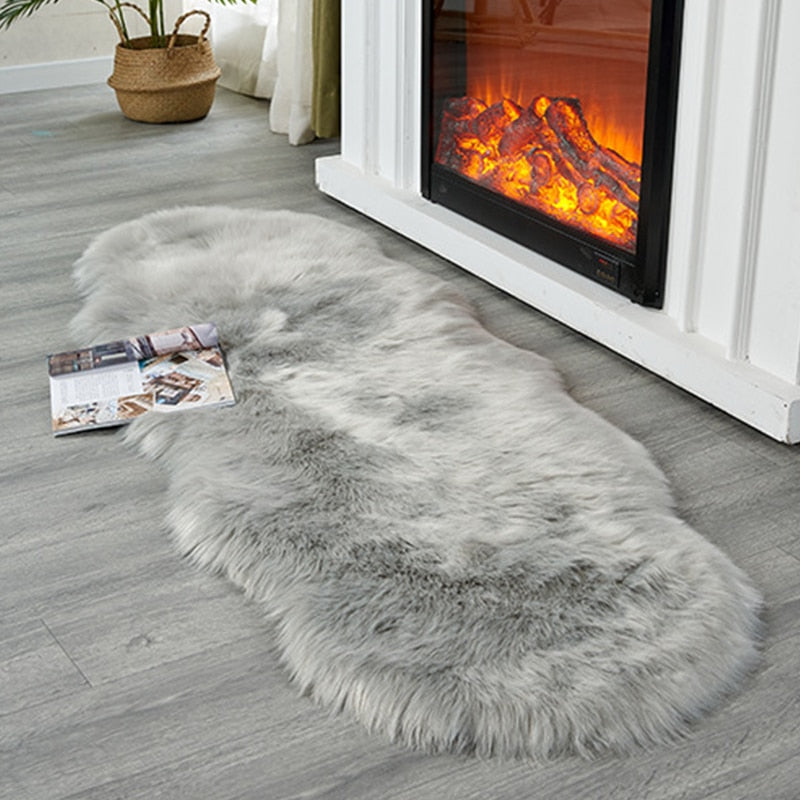 Soft Faux Fur Area Rugs