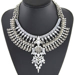 Large Retro Collar Statement Choker Necklace