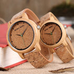 BOBO BIRD M12 Bamboo Wood Quartz Watch For Men And Women