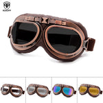 Roaopp Retro Motorcycle Goggles Glasses Vintage Moto Classic Goggles