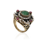 Retro-Flower Turkish Ring