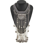 Large Retro Collar Statement Choker Necklace