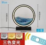 Creative Retro Hourglass Table Lamp Quicksand 3D Landscape Flowing Sand Picture