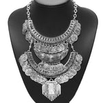 Large Retro Collar Statement Choker Necklace