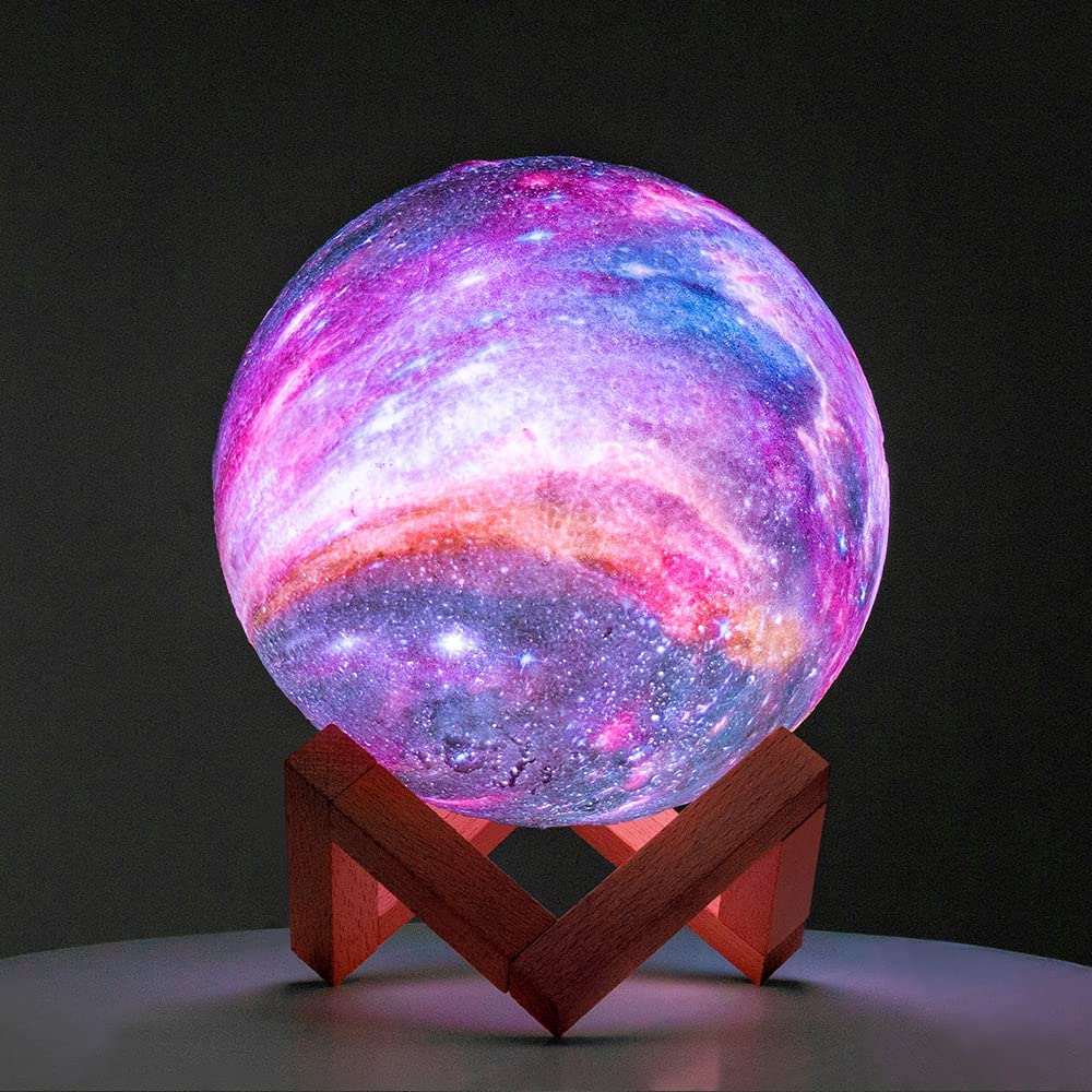 Moon Lamp Galaxy Lamp LED 3D Moon Light Lava Lamp, Star Lamp Moon Night Light