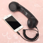 3.5mm Retro Phone Telephone Receivers Cellphone Handset For iPhone/iPad/Samsung PC Portable Classic Headphone