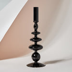 Candlesticks Holders Retro Glass Classic