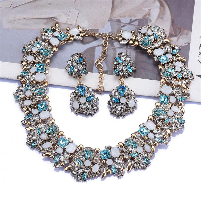 Crystal Rhinestone Choker Necklace