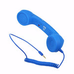 3.5mm Retro Phone Telephone Receivers Cellphone Handset For iPhone/iPad/Samsung PC Portable Classic Headphone