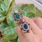 Retro-Flower Turkish Ring